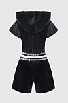 Walking suit black Alexanderwang - Decor logo. Closure: drawstring. 57% cotton, 40% polyester, 3% elastane. two side pockets. Hood: yes. Country of manufacture: Italy. Care: specialized cleaning - photo 6