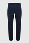 Blue wool pants for men Brunello Cucinelli - 100% wool. drawstring. two back pockets. Country of manufacture: Italy. Care: specialized cleaning - photo 6