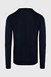 Wool jumper blue for men Cesare di Napoli - 100% wool. Country of manufacture: Italy. Care: specialized cleaning - photo 6