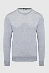 Cesare di Napoli Wool jumper gray for men - 100% wool. Country of manufacture: Italy. Care: specialized cleaning - photo 1