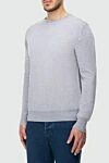 Cesare di Napoli Wool jumper gray for men - 100% wool. Country of manufacture: Italy. Care: specialized cleaning - photo 3