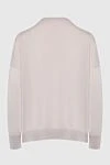 Fabiana Filippi Pink jumper for women - Decoration: decoration on the neck. 55% wool, 40% cotton, 5% cashmere. Country of manufacture: Italy. Care: specialized cleaning - photo 7