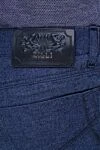 Zilli Blue cotton trousers for men - 98% cotton, 2% elastane. Closure: button, zipper. three side, two back pockets. Country of manufacture: Italy. Care: specialized cleaning - photo 5