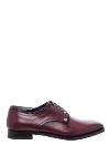 Zilli Shoes for men made of leather burgundy - Logo. 100% leather. Closure: Lace-up. Interior trim: leather. Insole: Leather. Heel height: 2cm. Outsole: Other materials. Country of manufacture: Italy. Care: specialized cleaning - photo 1