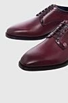 Zilli Shoes for men made of leather burgundy - Logo. 100% leather. Closure: Lace-up. Interior trim: leather. Insole: Leather. Heel height: 2cm. Outsole: Other materials. Country of manufacture: Italy. Care: specialized cleaning - photo 5