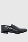 Zilli Black leather and crocodile leather loafers for men - contrasting inserts, textured leather. crocodile skin, genuine leather. Country of manufacture: Italy. Care: specialized cleaning - photo 1