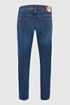 Stefano Ricci Men's casual blue cotton jeans
- crocodile skin. 100% cotton. Closure: button, zipper. Three side pockets, two back pockets. Country of origin: Italy. Care: specialized cleaning - photo 7