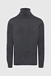 Malo Golf men's cashmere gray - High neck. 100% cashmere. Country of manufacture: Italy. Care: specialized cleaning - photo 1