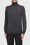 Malo Golf men's cashmere gray - High neck. 100% cashmere. Country of manufacture: Italy. Care: specialized cleaning - photo 3