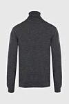 Golf men's cashmere gray Malo - High neck. 100% cashmere. Country of manufacture: Italy. Care: specialized cleaning - photo 6