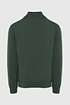 Men's cashmere cardigan green Malo - Gate stand. 100% cashmere. Closure: Zipper. Country of origin: Italy. Care: specialized cleaning - photo 6