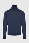 Gran Sasso Men's blue wool golf - High neck. 100% wool. Country of manufacture: Italy. Care: specialized cleaning - photo 1