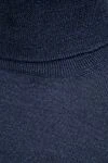 Gran Sasso Men's blue wool golf - High neck. 100% wool. Country of manufacture: Italy. Care: specialized cleaning - photo 5