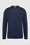 Gran Sasso Long sleeve cotton blue for men - 100% cotton. Country of manufacture: Italy. Care: specialized cleaning - photo 1