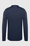 Long sleeve cotton blue for men Gran Sasso - 100% cotton. Country of manufacture: Italy. Care: specialized cleaning - photo 6