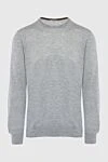 Gran Sasso Cashmere jumper gray for men - 100% cashmere. Country of manufacture: Italy. Care: specialized cleaning - photo 1