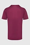 Tombolini Cotton T-shirt burgundy for men - 100% cotton. Country of manufacture: Italy. Care: specialized cleaning - photo 5