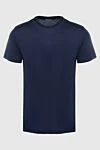 Tombolini Cotton T-shirt blue for men - 100% cotton. Country of manufacture: Italy. Care: specialized cleaning - photo 1