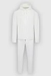 Tombolini Men's sports suit made of polyamide and elastane, white - Hood. 85% polyamide, 15% elastane. Closure: Drawstring, zipper. Four side pockets. Country of manufacture: Italy. Care: specialized cleaning - photo 1