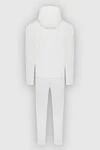 Men's sports suit made of polyamide and elastane, white Tombolini - Hood. 85% polyamide, 15% elastane. Closure: Drawstring, zipper. Four side pockets. Country of manufacture: Italy. Care: specialized cleaning - photo 6