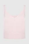 P.A.R.O.S.H. Women's pink cashmere top - 100% cashmere. Country of manufacture: Italy. Care: specialized cleaning - photo 1