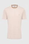 Brunello Cucinelli Neutral cotton t-shirt with brand logo
- logo. 100% cotton. Country of origin: Italy. Care: specialized cleaning - photo 1