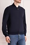 Brunello Cucinelli Кофта спортивная из хлопка тёмно синего цвета на молнии
- 94% хлопок, 6% полиамид. молния. карманы боковые. Страна производитель: Италия. Уход: специализированная чистка - фото 3