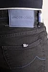 Jacob Cohen Мужские джинсы тёмно-графитовые с синей контрастной строчкой
- логотип. 72% хлопок, 25% полиэстер, 3% эластан. пуговица, молния. три боковых кармана, два кармана сзади . Страна производитель: Италия. Уход: специализированная чистка - фото 5