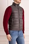 Double-sided vest made of polyamide blue for men Herno - 100% polyamide. Closure: Zipper. Two side pockets. Insulation: Down. Country of manufacture: Italy. Care: specialized cleaning - photo 4