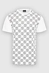 Billionaire White cotton T-shirt for men - print. 100% cotton. Country of manufacture: Italy. Care: specialized cleaning - photo 1