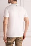 White cotton T-shirt for men Billionaire - print. 100% cotton. Country of manufacture: Italy. Care: specialized cleaning - photo 4