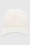 Cesare di Napoli White cotton cap for men - 100% cotton. Country of manufacture: Italy. Care: specialized cleaning - photo 1