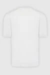 Cotton short sleeve jumper white for men Cesare di Napoli - Short sleeve. 100% cotton. Country of manufacture: Italy. Care: specialized cleaning - photo 6