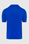 Cotton short sleeve jumper blue for men Cesare di Napoli - Short sleeve. 100% cotton. Country of manufacture: Italy. Care: specialized cleaning - photo 6