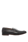 Doucal`s Gray leather loafers for men - perforation. 100% leather. Country of manufacture: Italy. Care: specialized cleaning - photo 1