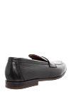 Gray leather loafers for men Doucal`s - perforation. 100% leather. Country of manufacture: Italy. Care: specialized cleaning - photo 4