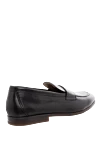 Black leather loafers for men Doucal`s - 100% leather. Country of manufacture: Italy. Care: specialized cleaning - photo 4