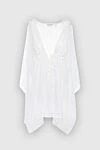 Charo Ruiz White cotton and polyester dress for women - lace, ruffles. 90% cotton, 10% polyester. drawstring. Country of manufacture: Italy. Care: specialized cleaning - photo 1