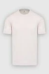 Brunello Cucinelli Beige cotton T-shirt for men - 100% cotton. Country of manufacture: Italy. Care: specialized cleaning - photo 1