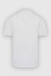 Gray cotton T-shirt for men Brunello Cucinelli - melange, piping on the collar and sleeves. 100% cotton. Country of origin: Italy. Care: specialized cleaning - photo 6