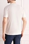 White cotton T-shirt for men Brunello Cucinelli - 100% cotton. Country of manufacture: Italy. Care: specialized cleaning - photo 4