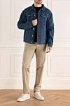 Denim jacket made of cotton blue for men Brunello Cucinelli - 100% cotton. Buttons. Two side pockets, two chest pockets. Country of manufacture: Italy. Care: specialized cleaning - photo 2