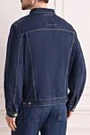 Classic dark blue denim jacket Brunello Cucinelli - 100% cotton. Buttons. Two side pockets, two chest pockets. Country of origin: Italy. Care: specialized cleaning - photo 4