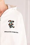 Ermanno Scervino Костюм прогулочный из хлопка белый женский - вышивка лого. 100% хлопок. молния, кулиска. четыре кармана. Капюшон: есть. Страна производитель: Италия. Уход: специализированная чистка - фото 5