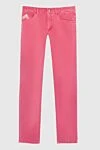 Zilli Cotton jeans pink for men - 98% cotton, 2% elastane. Closure: button, zipper. three side, two back pockets. Country of manufacture: Italy. Care: specialized cleaning - photo 1