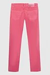 Cotton jeans pink for men Zilli - 98% cotton, 2% elastane. Closure: button, zipper. three side, two back pockets. Country of manufacture: Italy. Care: specialized cleaning - photo 6