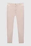 Zilli Beige cotton trousers for men - 100% cotton. Closure: button, zipper. three side, two back pockets. Country of manufacture: Italy. Care: specialized cleaning - photo 1