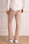 Beige cotton trousers for men Zilli - 100% cotton. Closure: button, zipper. three side, two back pockets. Country of manufacture: Italy. Care: specialized cleaning - photo 4