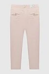 Beige cotton trousers for men Zilli - 100% cotton. Closure: button, zipper. three side, two back pockets. Country of manufacture: Italy. Care: specialized cleaning - photo 6