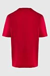 Red cotton T-shirt for men Zilli - print. 100% cotton. Country of manufacture: Italy. Care: specialized cleaning - photo 6